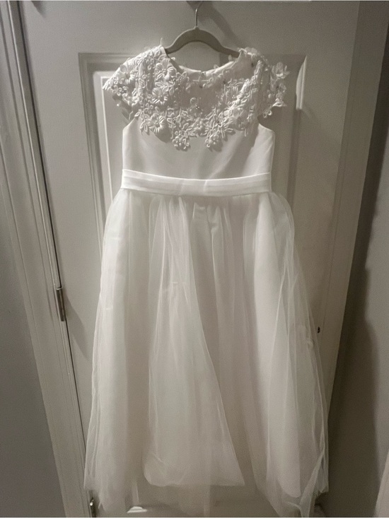 Other - White Lace & Tulle Flower Girl Dress for Kids